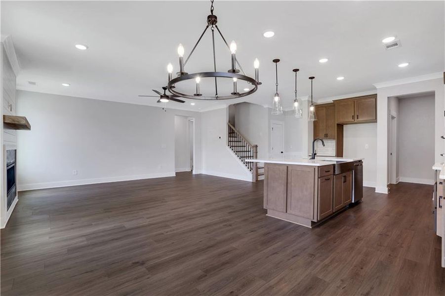 Furnished interior view inside a new home in Twin Lakes, Hoschton (Image 5). Furnished interior view inside a new home in Twin Lakes, Hoschton (Image 5).