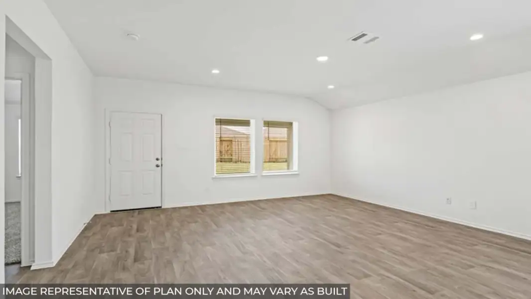 Representative unfurnished interior of a home built from the Caden by D.R. Horton in Madeley Creek Preserve, Conroe (Image 15). Representative unfurnished interior of a home built from the Caden by D.R. Horton in Madeley Creek Preserve, Conroe (Image 15).