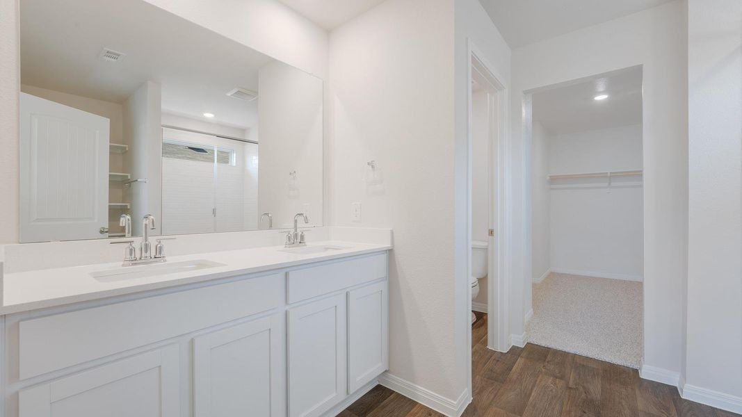 Furnished interior view inside a new home in Carillon, Manor (Image 8).