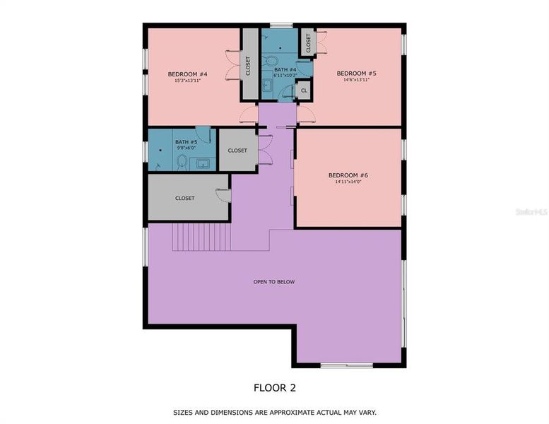 2D floor plan layout of this home in , Sarasota, FL (Image 4).