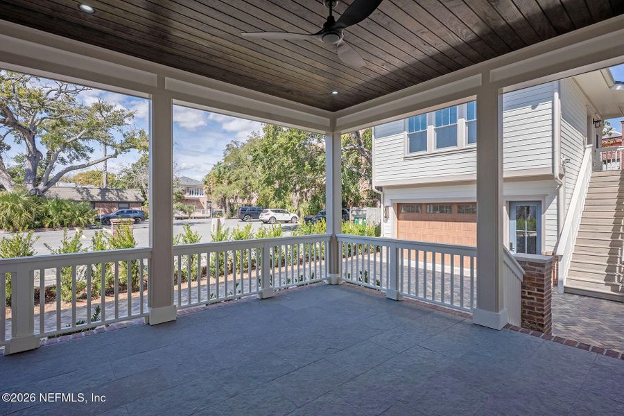 Exterior details and patio area of a home in , Jacksonville (Image 37).