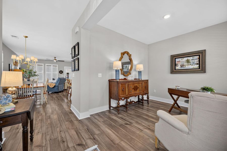 Furnished interior view inside a new home in Nexton - Midtown - The Park Collection, Summerville (Image 9). Furnished interior view inside a new home in Nexton - Midtown - The Park Collection, Summerville (Image 9).