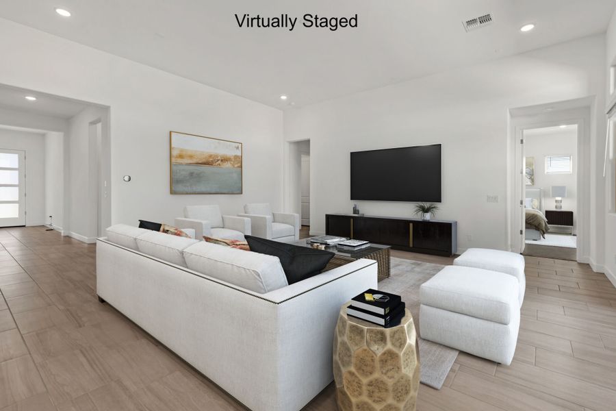 Furnished interior view inside a new home in Mountain View Ranch, Vail (Image 7).
