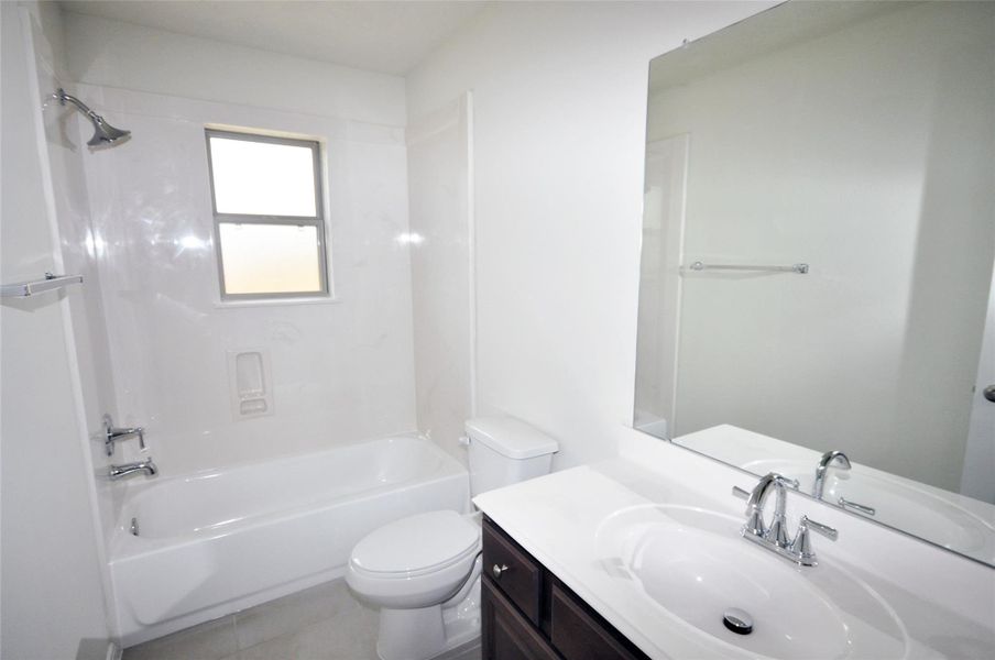 Bath 2 off of Bedroom 2 aND 3.