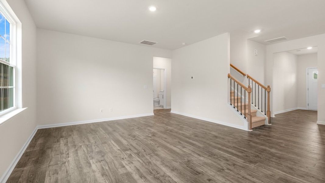 Spacious, unfurnished interior of a new home in Lawson Glen, Clayton (Image 16). Spacious, unfurnished interior of a new home in Lawson Glen, Clayton (Image 16).