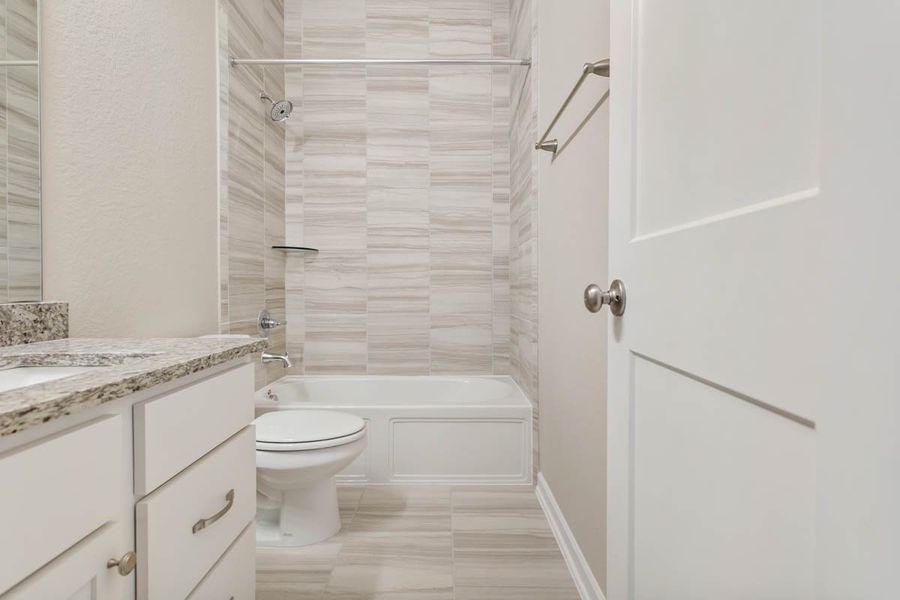 Furnished interior view inside a new home in Wood Leaf Reserve, Tomball (Image 14). Furnished interior view inside a new home in Wood Leaf Reserve, Tomball (Image 14).