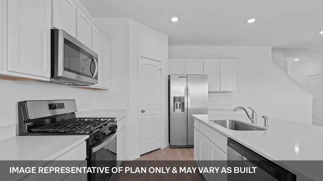 Furnished interior view inside a new home in Southgrove, Kyle (Image 4).