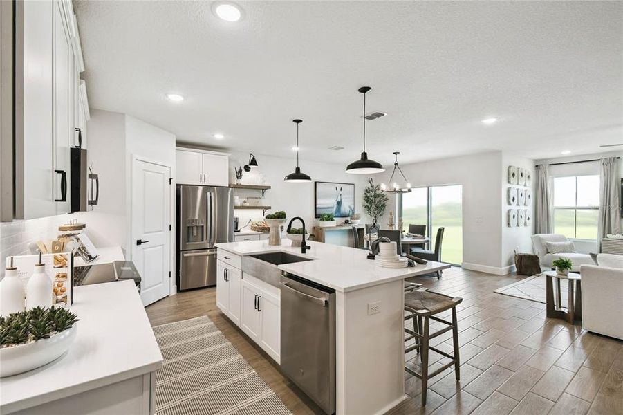 Furnished interior view inside a new home in Aspire at Glen Aire, Ocala (Image 4).