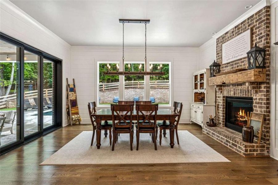 Furnished interior view inside a new home in , Gainesville (Image 8).