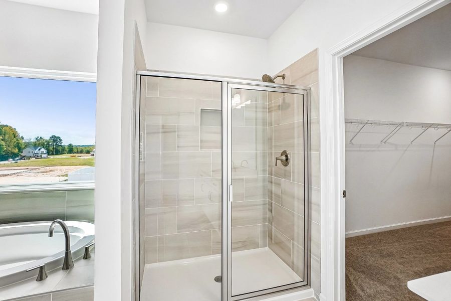 Primary Bath featuring the AW Collection® Timeless - Clean lines and graceful, polished details.