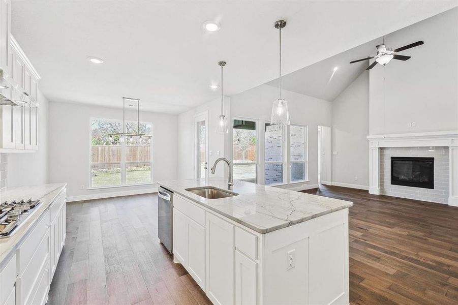 Furnished interior view inside a new home in , Argyle (Image 11).
