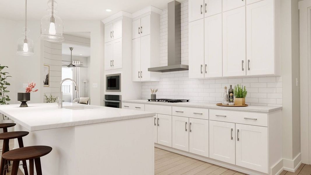 Artist Rendering - Laredo Kitchen View Artist Rendering - Laredo Kitchen View