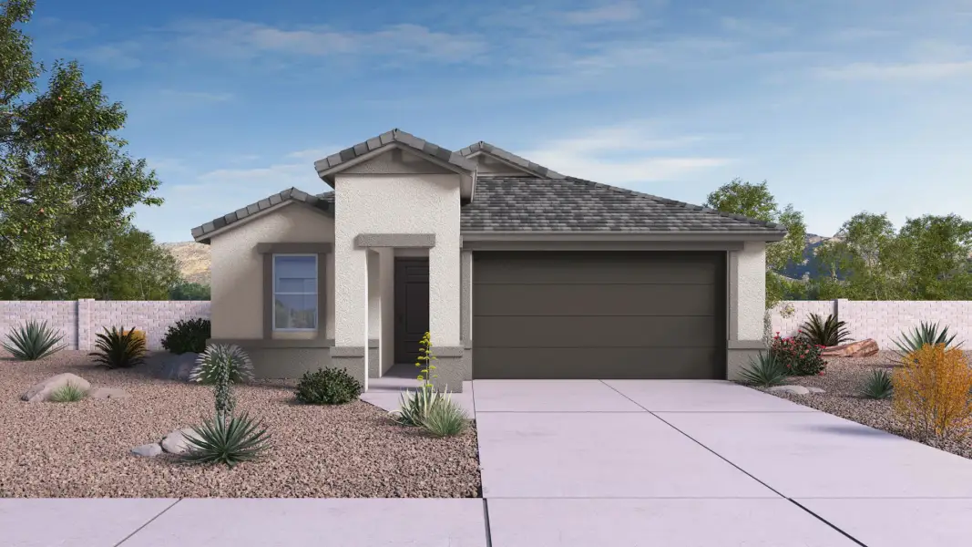 Representative exterior photo of a completed home built from the Hayden by D.R. Horton in Citrus Pointe, Phoenix, AZ (Image 20).