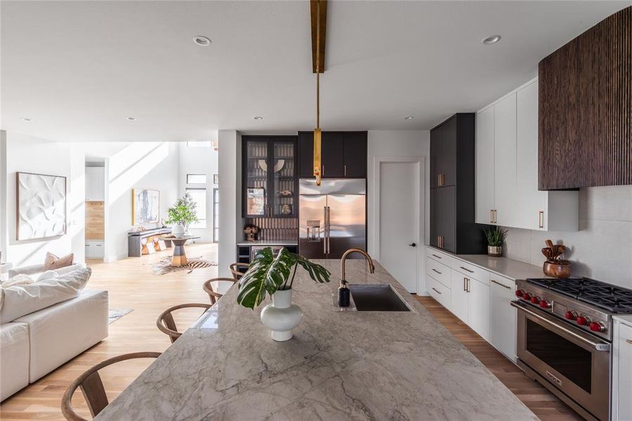 Furnished interior view inside a new home in , Dallas (Image 31).