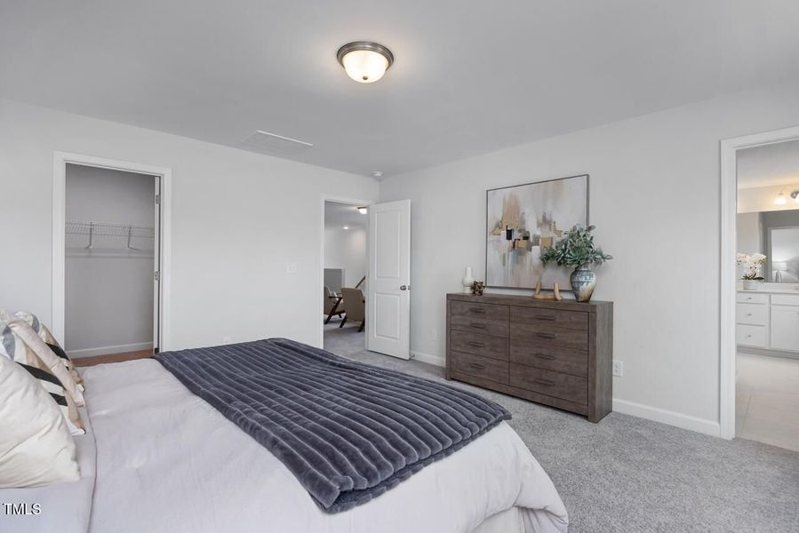 Furnished interior view inside a new home in Gregory Village, Lillington (Image 49). Furnished interior view inside a new home in Gregory Village, Lillington (Image 49).