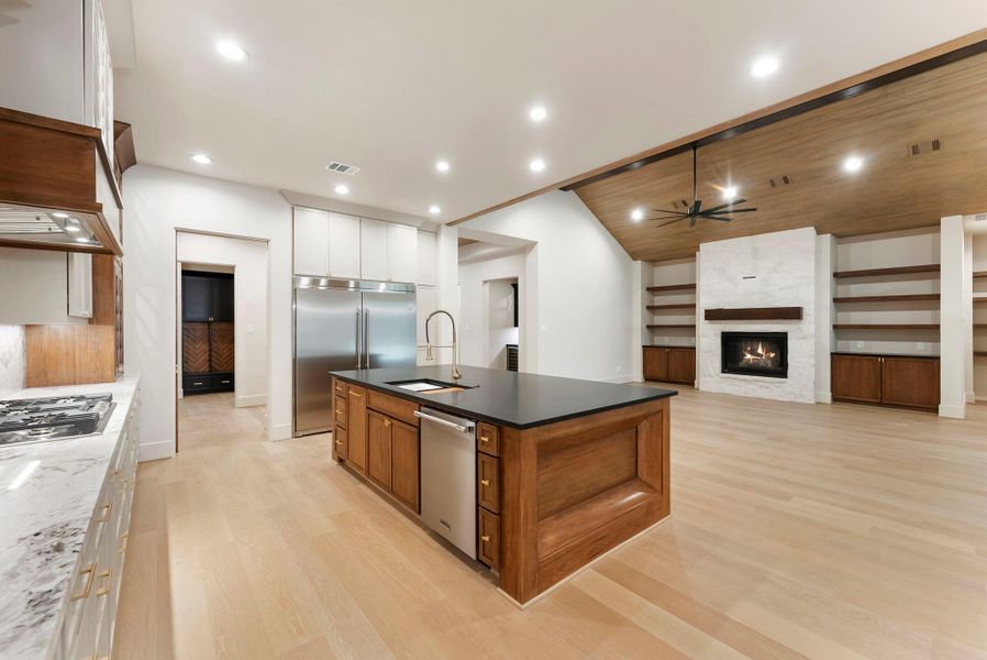 Furnished interior view inside a new home in , New Waverly (Image 10). Furnished interior view inside a new home in , New Waverly (Image 10).