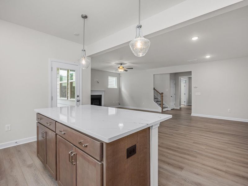 Furnished interior view inside a new home in Sage on North Main, Wake Forest (Image 6).