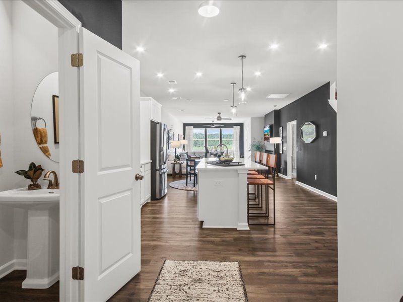 Furnished interior view inside a new home in Wyndermere, Greenville (Image 2).