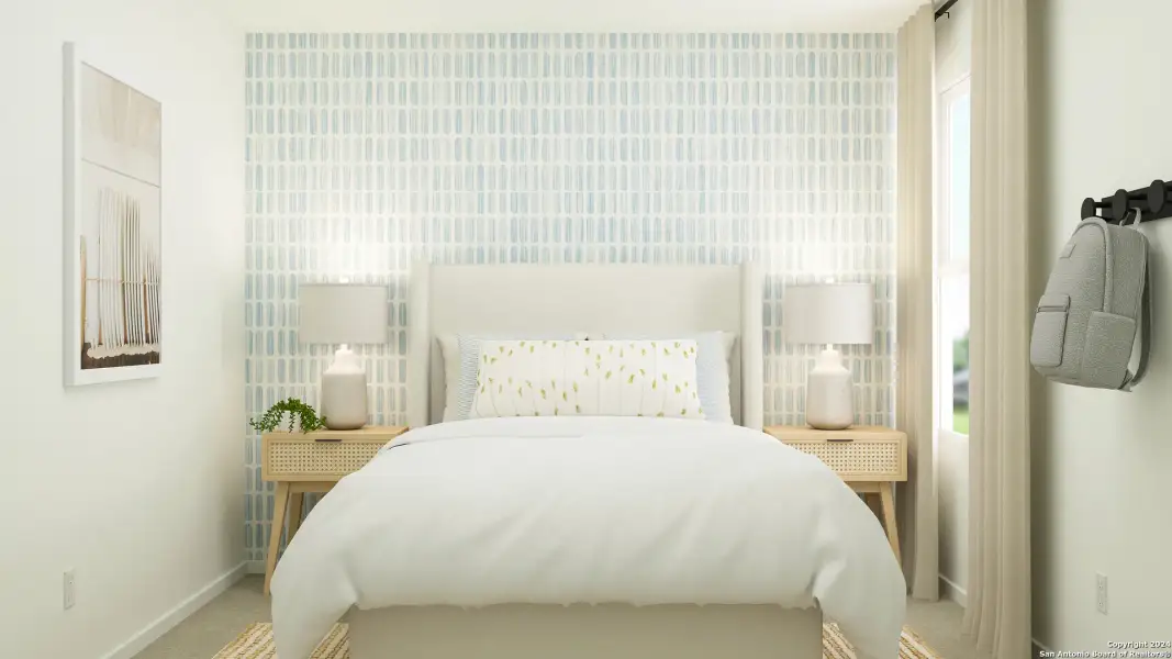 Furnished interior view inside a new home in Willow Point, San Antonio (Image 10).
