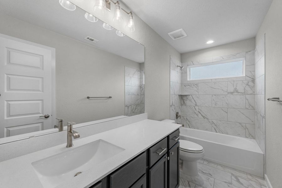 Furnished interior view inside a new home in Morton Creek Ranch, Katy (Image 7).