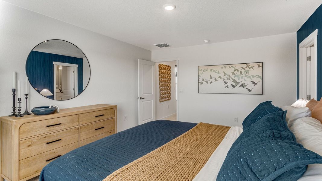 Furnished interior view inside a new home in The Ridge at Lorson Ranch, Colorado Springs (Image 14).