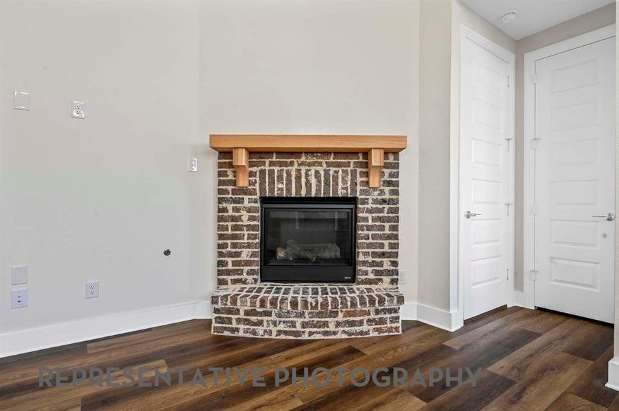 Furnished interior view inside a new home in Goodland, Midlothian (Image 12).