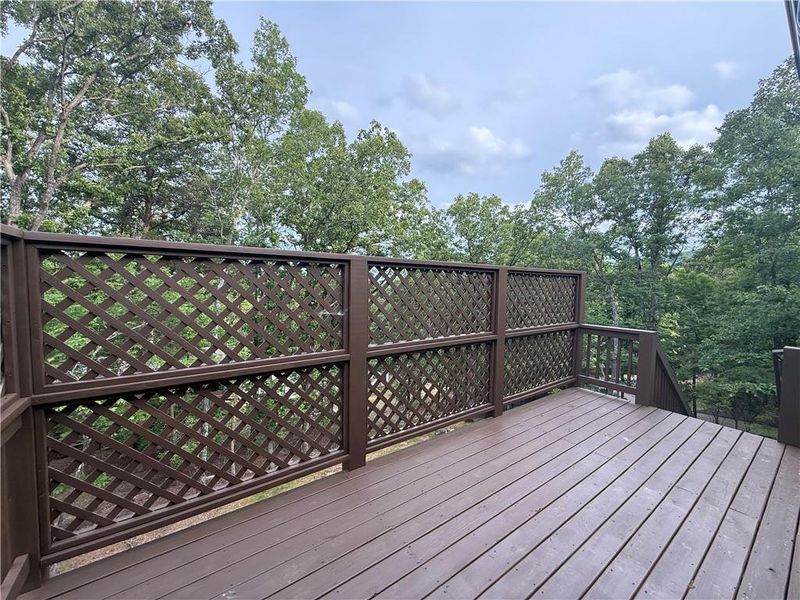 Exterior details and patio area of a home in , Waleska (Image 17).