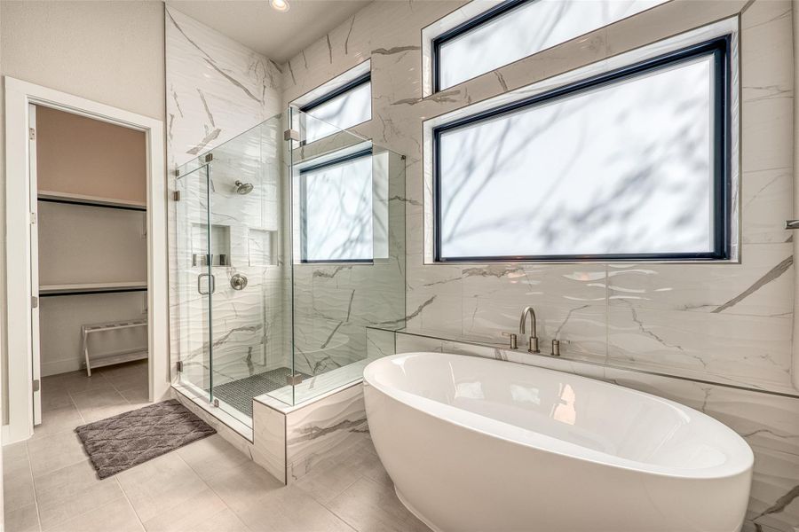 Spa-like focused on comfort and relaxation.