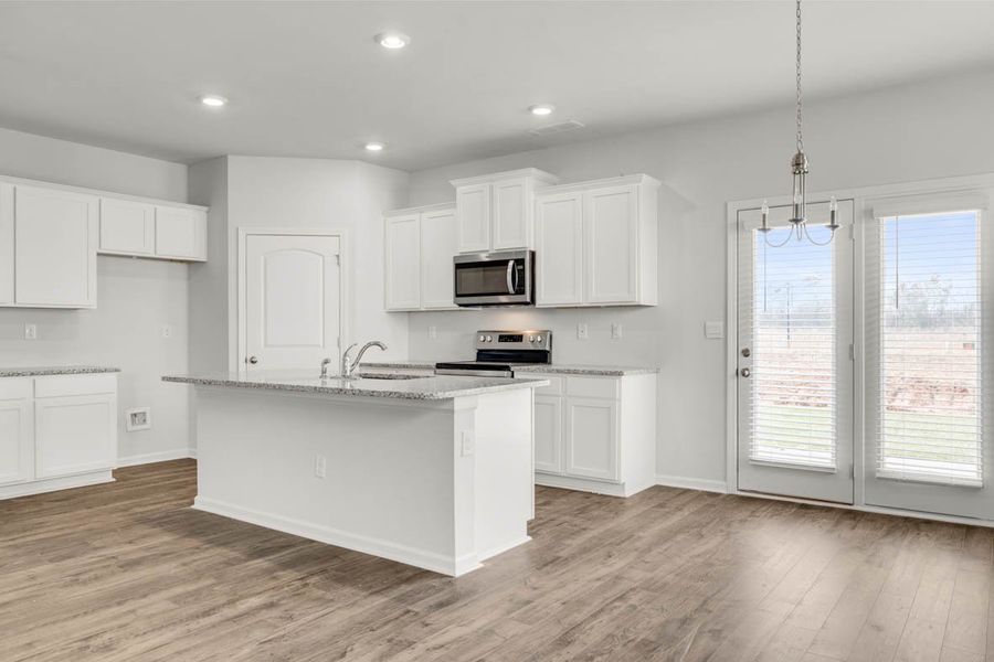 Representative furnished interior of a home built from the Sudbury by D.R. Horton in Laurel Park Townhomes, Hephzibah (Image 6).