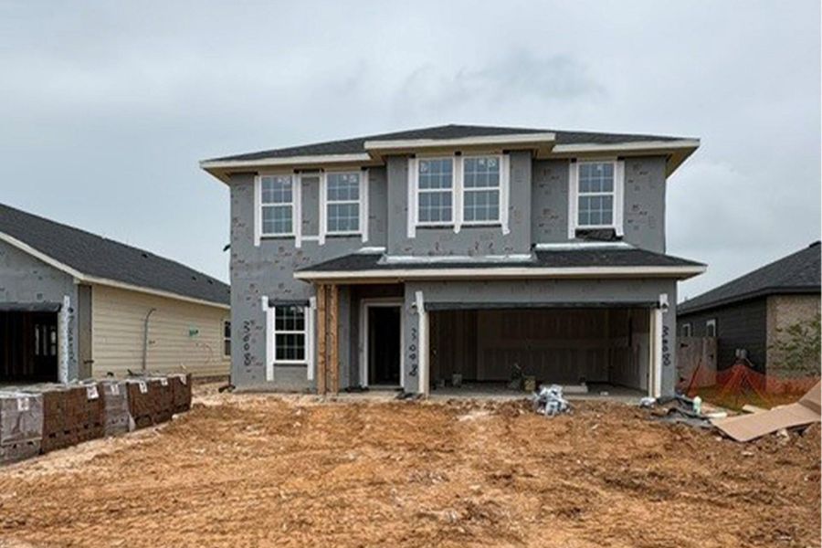In-progress construction of a new home in Bluestem, Brookshire, TX (Image 17).