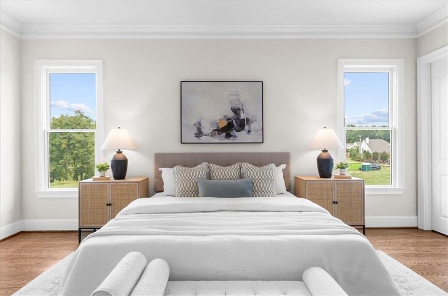Furnished interior view inside a new home in , Canton (Image 16).