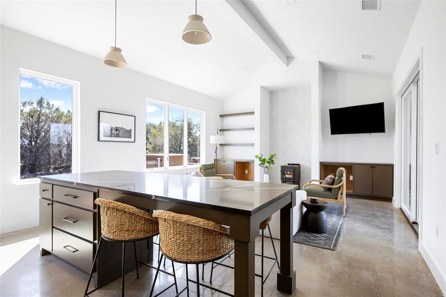 Furnished interior view inside a new home in , Strawn (Image 9). Furnished interior view inside a new home in , Strawn (Image 9).