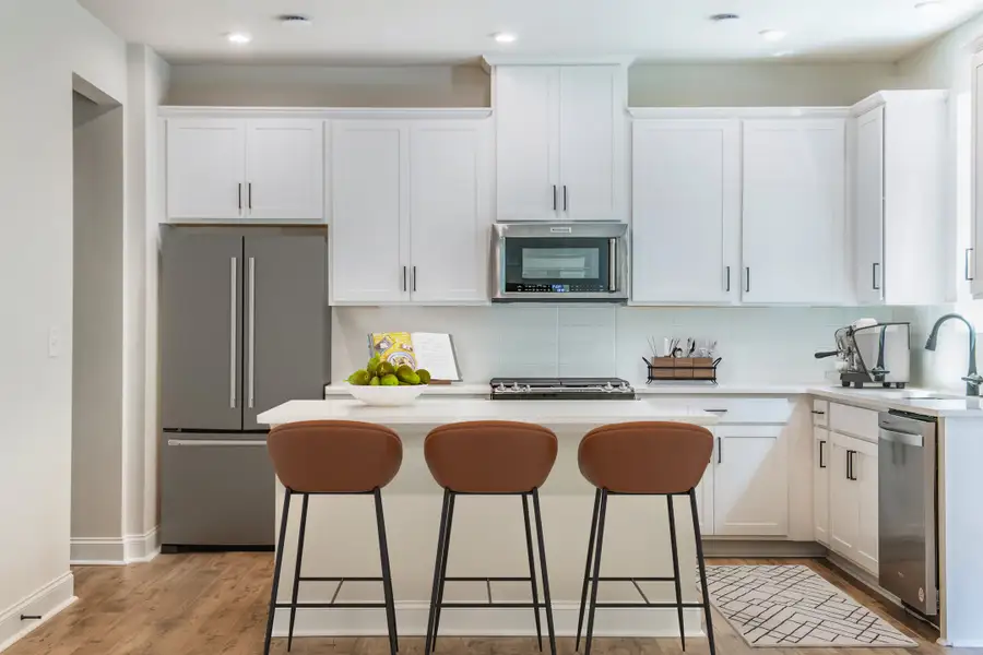 Furnished interior view inside a new home in Easton Walk, Lawrenceville (Image 6). Furnished interior view inside a new home in Easton Walk, Lawrenceville (Image 6).