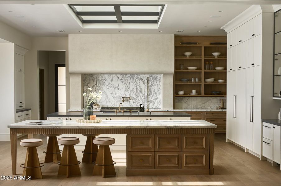 Ample storage in the kitchen