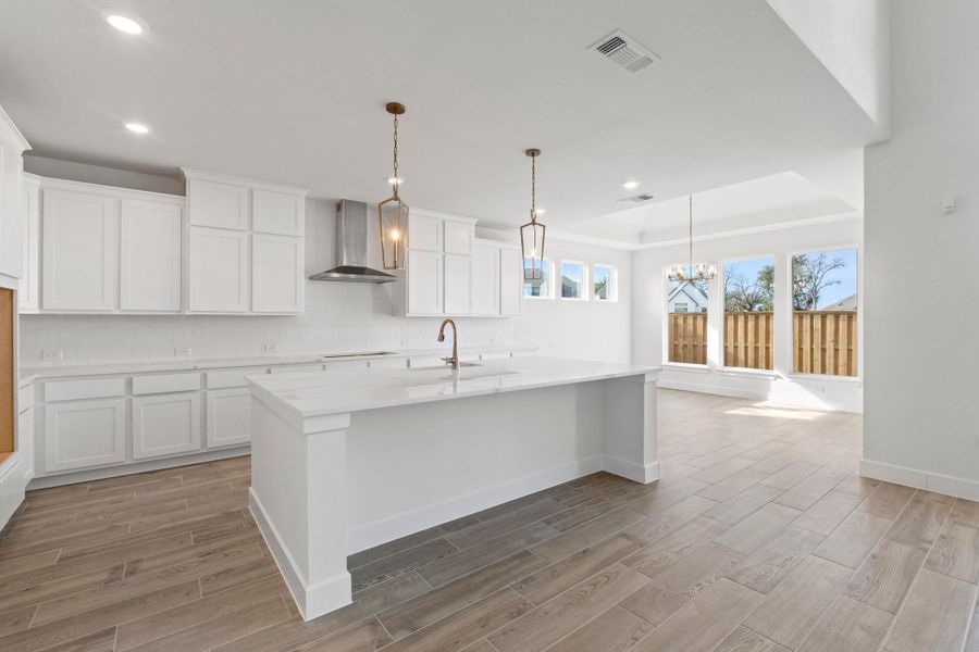 Furnished interior view inside a new home in Parmer Ranch, Georgetown (Image 14).
