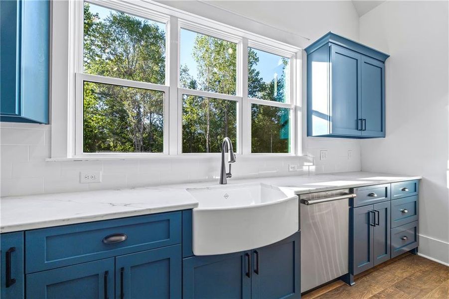 Furnished interior view inside a new home in , Flowery Branch (Image 76).