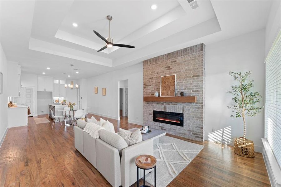 Furnished interior view inside a new home in , Glenn Heights (Image 6). Furnished interior view inside a new home in , Glenn Heights (Image 6).
