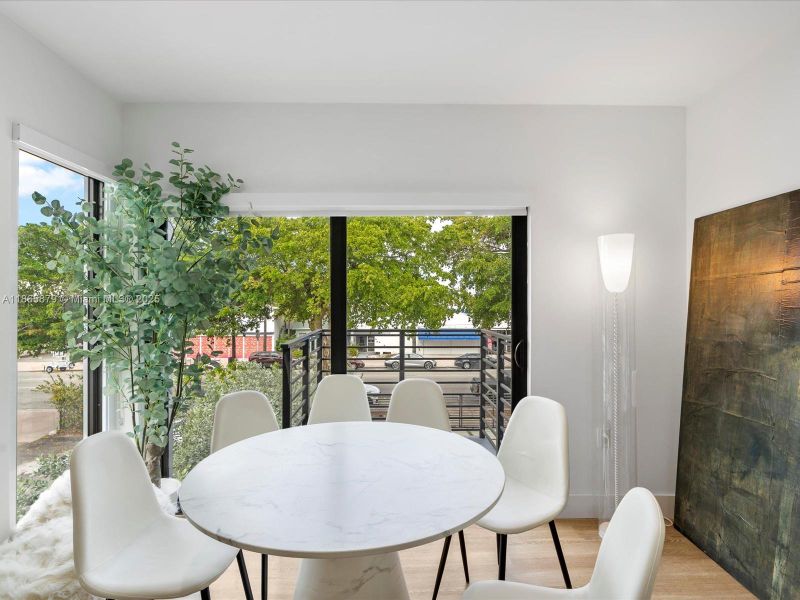 Furnished interior view inside a new home in , Miami Beach (Image 30). Furnished interior view inside a new home in , Miami Beach (Image 30).