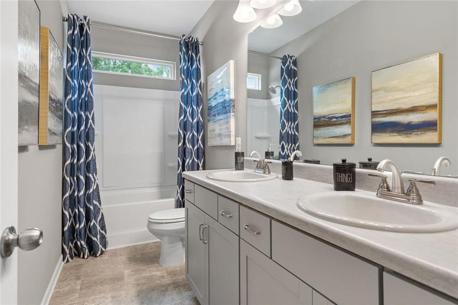 Furnished interior view inside a new home in Sycamore Crest, Calhoun (Image 35).