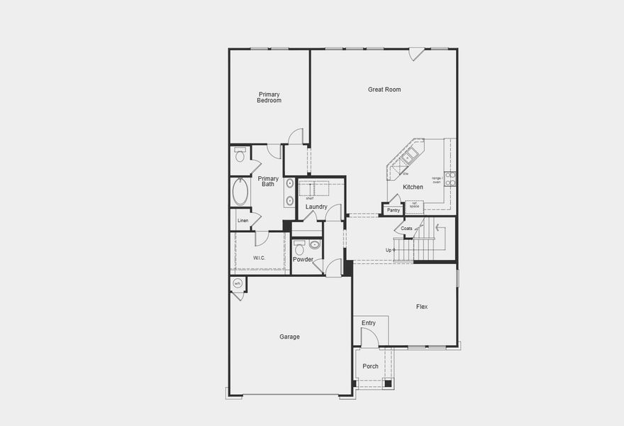 2D floor plan layout for the Plan 2980 by KB Home in Briscoe Falls, Richmond, TX (Image 3). 2D floor plan layout for the Plan 2980 by KB Home in Briscoe Falls, Richmond, TX (Image 3).