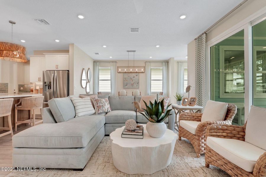 Furnished interior view inside a new home in Amberly, Green Cove Springs (Image 9).