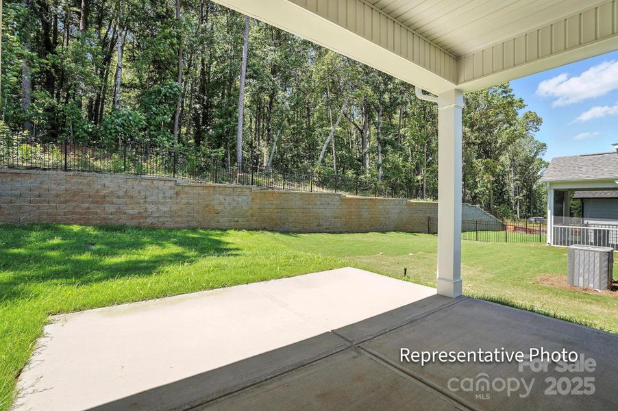 Exterior details and patio area of a home in The Meadows at Laurelbrook, Sherrills Ford (Image 19).