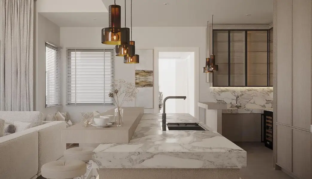 Furnished interior view inside a new home in , Jonestown (Image 9).