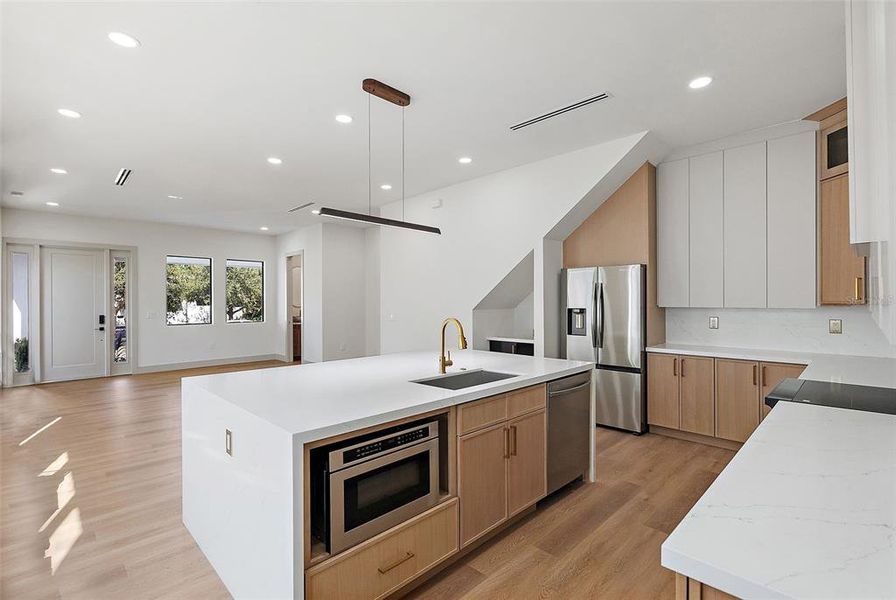 Furnished interior view inside a new home in , Tampa (Image 13). Furnished interior view inside a new home in , Tampa (Image 13).