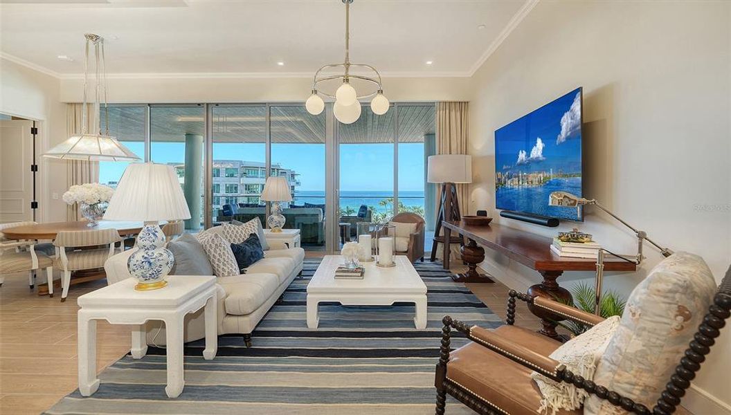 Furnished interior view inside a new home in , Longboat Key (Image 25). Furnished interior view inside a new home in , Longboat Key (Image 25).