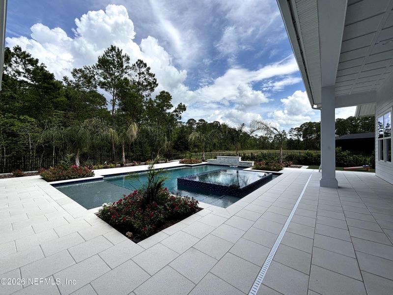 Exterior details and patio area of a home in Nocatee, Ponte Vedra (Image 22).