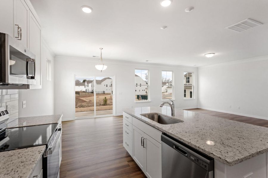 Furnished interior view inside a new home in Bellevue, Greenville (Image 11).