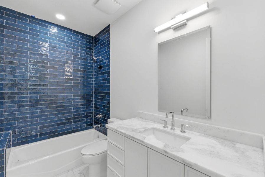 Furnished interior view inside a new home in , Houston (Image 15).