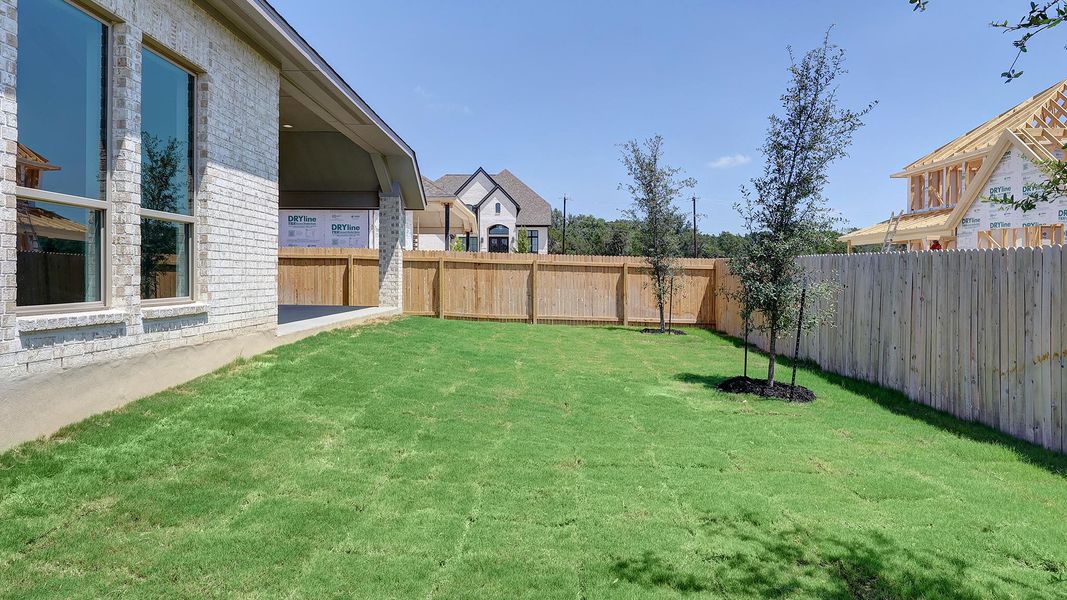 Exterior details and patio area of a home in Kallison Ranch, San Antonio (Image 2). Exterior details and patio area of a home in Kallison Ranch, San Antonio (Image 2).
