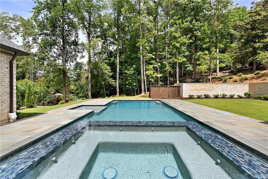 Exterior details and patio area of a home in , Atlanta (Image 31).